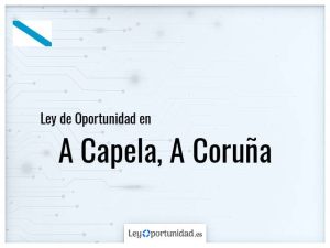 Ley oportunidad  A Capela