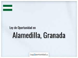 Ley oportunidad  Alamedilla