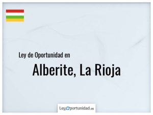 Ley oportunidad  Alberite