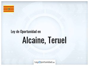 Ley oportunidad  Alcaine