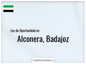 Ley oportunidad  Alconera