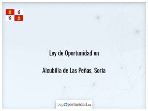 Ley oportunidad  Alcubilla de Las Peñas