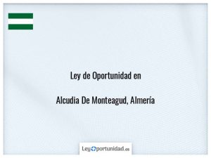 Ley oportunidad  Alcudia De Monteagud