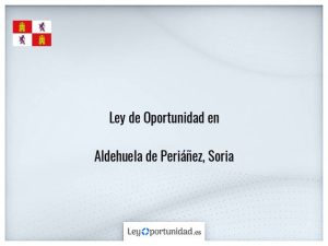 Ley oportunidad  Aldehuela de Periáñez