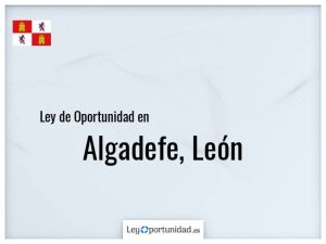 Ley oportunidad  Algadefe