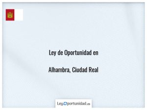 Ley oportunidad  Alhambra