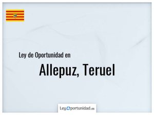 Ley oportunidad  Allepuz