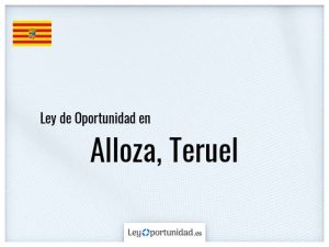 Ley oportunidad  Alloza