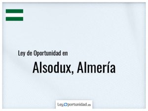 Ley oportunidad  Alsodux