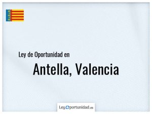 Ley oportunidad  Antella