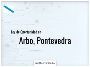 Ley oportunidad  Arbo