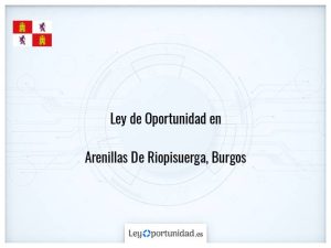 Ley oportunidad  Arenillas De Riopisuerga