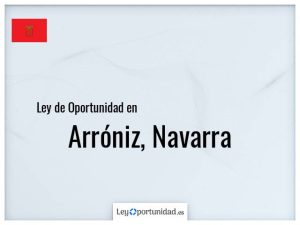 Ley oportunidad  Arróniz