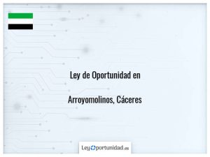 Ley oportunidad  Arroyomolinos