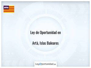 Ley oportunidad  Artà