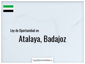 Ley oportunidad  Atalaya