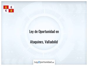 Ley oportunidad  Ataquines