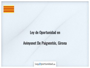 Ley oportunidad  Avinyonet De Puigventós