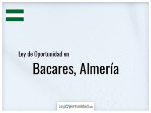 Ley oportunidad  Bacares