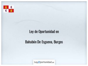 Ley oportunidad  Bahabón De Esgueva
