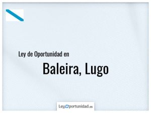 Ley oportunidad  Baleira