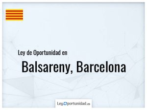 Ley oportunidad  Balsareny