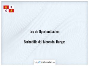 Ley oportunidad  Barbadillo del Mercado