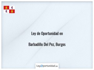 Ley oportunidad  Barbadillo Del Pez