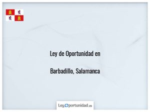 Ley oportunidad  Barbadillo