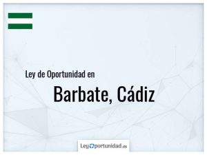 Ley oportunidad  Barbate