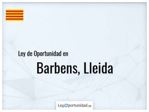 Ley oportunidad  Barbens