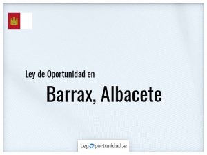 Ley oportunidad  Barrax