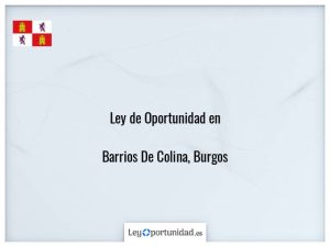 Ley oportunidad  Barrios De Colina