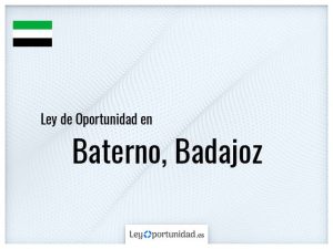 Ley oportunidad  Baterno