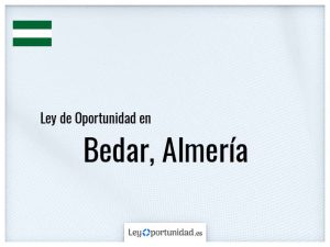 Ley oportunidad  Bedar