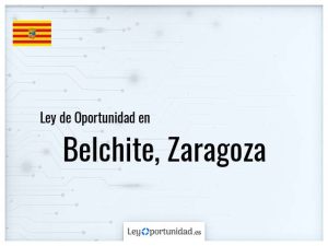 Ley oportunidad  Belchite