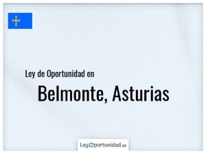 Ley oportunidad  Belmonte