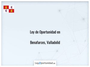 Ley oportunidad  Benafarces