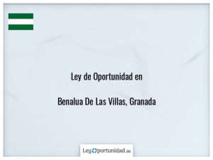 Ley oportunidad  Benalua De Las Villas