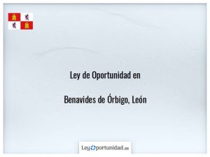 Ley oportunidad  Benavides de Órbigo