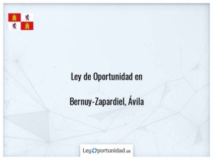 Ley oportunidad  Bernuy-Zapardiel