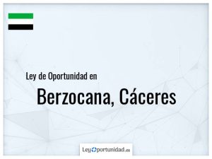 Ley oportunidad  Berzocana