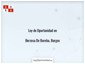 Ley oportunidad  Berzosa De Bureba