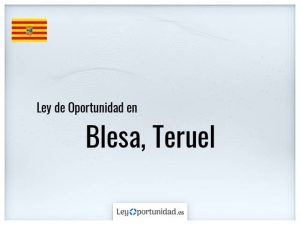 Ley oportunidad  Blesa