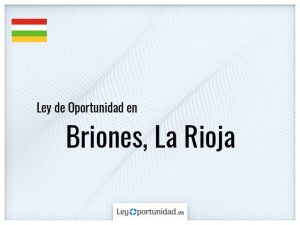 Ley oportunidad  Briones