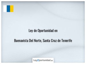 Ley oportunidad  Buenavista Del Norte