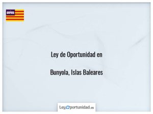 Ley oportunidad  Bunyola