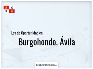 Ley oportunidad  Burgohondo