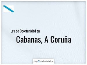 Ley oportunidad  Cabanas