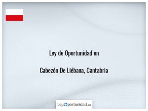 Ley oportunidad  Cabezón De Liébana